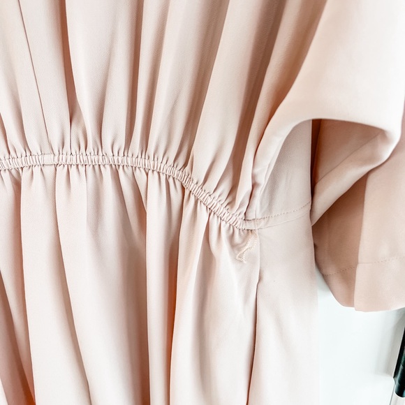 Prologue Blush Pink Kimono Sleeve High Low Blouson Dress Size Large - Picture 4 of 7